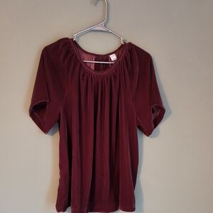 Old Navy Burgundy Blouse